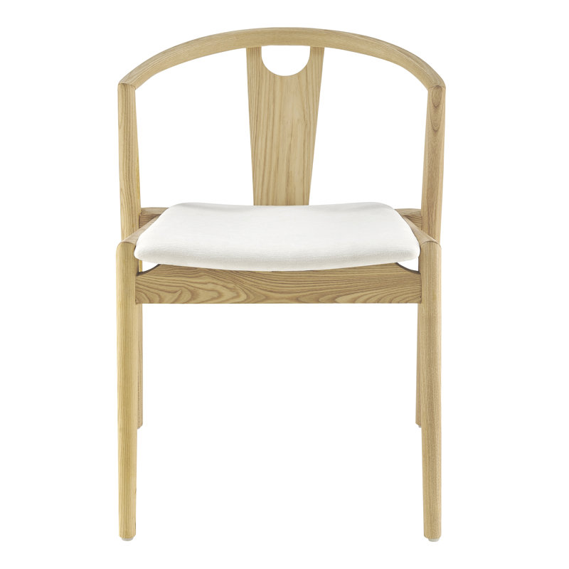 Chaise rembourrée Ambra, Blanc, 1