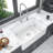 White Farmhouse Sink - 30 X 20 X 10 Inch Kitchen Sink Apron-Front White Ceramic Porcelain Reversible Single Bowl Kitchen Farm Sinks