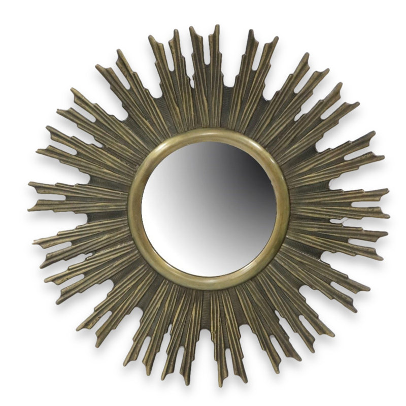 Avaliese Powder Coated Aluminium Round Wall Mirror