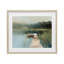 «Marsh Pier Abstraction», reproduction d'art sous verre encadrée par Kim Curationa-711099375-711099373