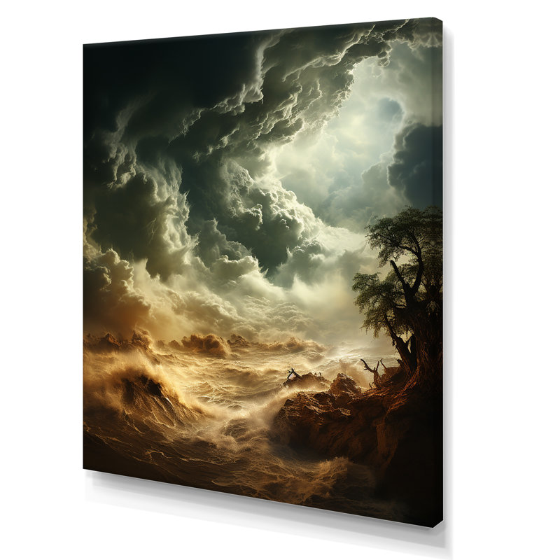 «Kuiana Storm Mystical Cyclone II», reproduction sur toile, Toile tendue, H 40 po x l 30 po x P 1,5 po