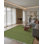Tapis intérieur rectangulaire tissé à la main en coton et en polyester