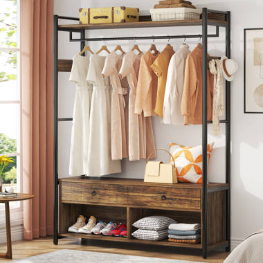 Lark Manor Akaylia 65.7'' - 95.7'' Closet System & Reviews