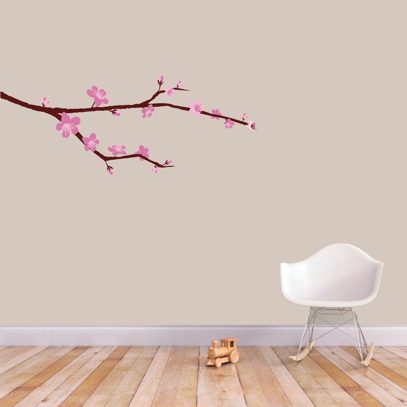 Plants & Flowers Wall Decal, 14" H x 36" W