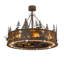 Elk At Dusk Downrod Ceiling Fan