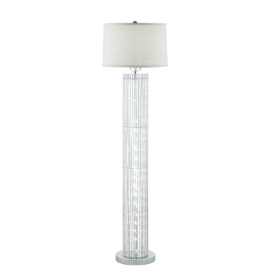Marinus 58'' Chrome LED Traditional Floor Lamp