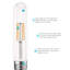 5 W (équivalent à 60 W), ampoule à DEL T9, à intensité variable, blanc chaud (2 700 K) E26 / culot moyen (standard)