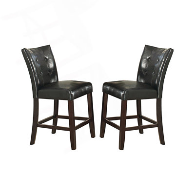 Set Of 2 Upholstered High Dining Chair