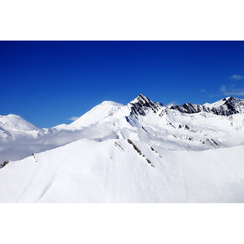 " Snowy Mountains " by Bsani, 8" H x 12" W  