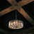 17" Chrome Crystal Pendant Chandelier
