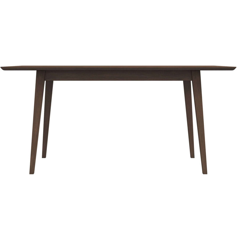 Table de salle à manger rectangulaire Mary, Brun, H 29,50 po x L 35 po x l 63 po