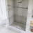 56-60 "W X 76" H Single Sliding Frameless  Shower Door In Brushed Nickel Finish-116398712
