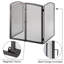 Trussell 193cm x 61cm Iron Spark Screen