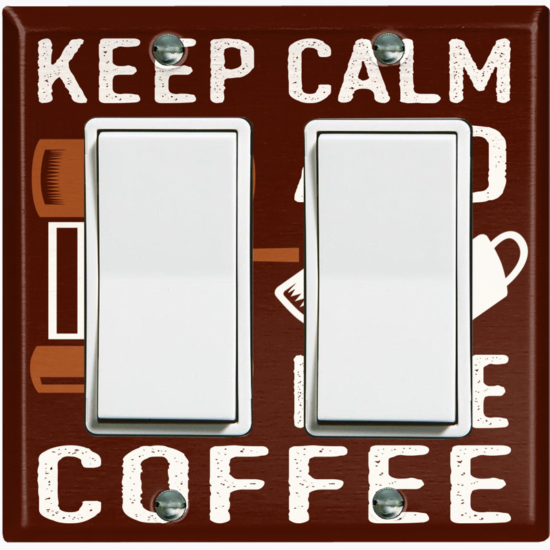 Plaque murale berçante Keep-Calm and Make Coffee