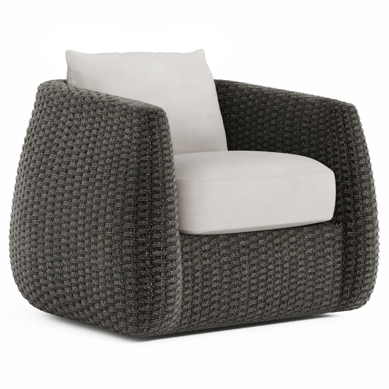 Bernhardt Sarene Outdoor Chair, Light Gray