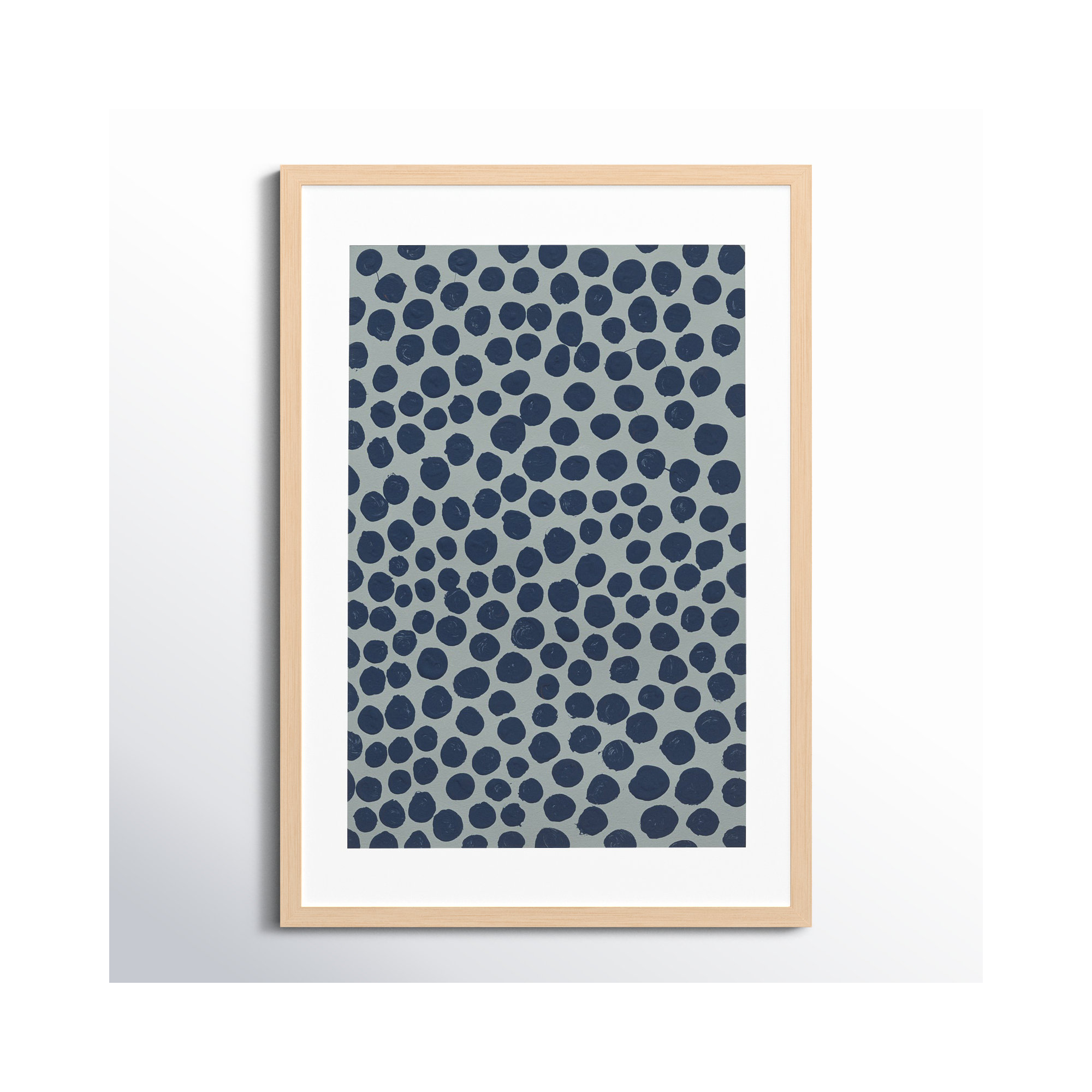 Blackberry On Gray by Michela Sorrentino, 38" H x 26.5" W x 1.25" D, Brown