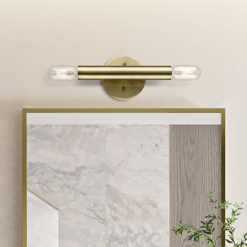 Andelija Candle Wall Light, Antique Brass