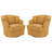 Lillyona Chenille Swivel Barrel Chairs-1315799614