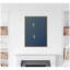 «Fly Away Dark Blue» par Alicia Bock, reproduction d'art sur toile encadrée