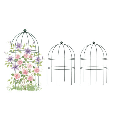 Piquets de soutien en métal
