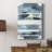 Blue Memories I -Custom Wrapped Gallery Cavas