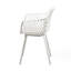 Chaise coquelicot d'extérieur - blanc, résistant aux intempéries-1677163585-1677163587