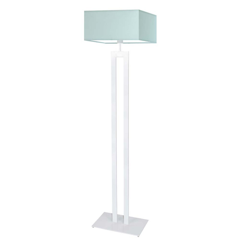 Arsh 161cm Traditional Floor Lamp, White, Mint