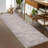 2x6 Washable Vintage Border Runner Rug Non-Slip Low Pile Stain-Resistant Boho Throw Carpet for Kitchen Hallway Living Room Bedroom Taupe/Brown.-2060534906