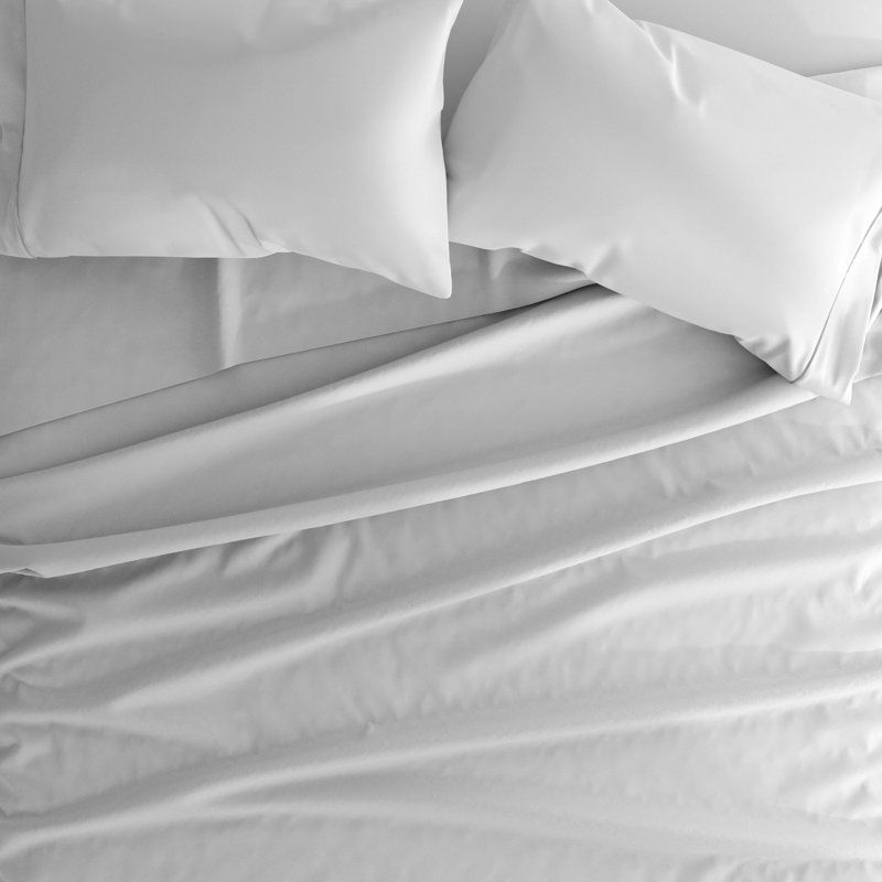 Becky Cameron 1800 Series Double-Brushed Microfiber 4 Piece Sheet Set, Twin XL Sheet Set + Fitted Sheet + 1 Pillowcase
