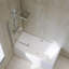 Panneau de douche en verre trempé sans cadre 31 po x 55 po Goodyos