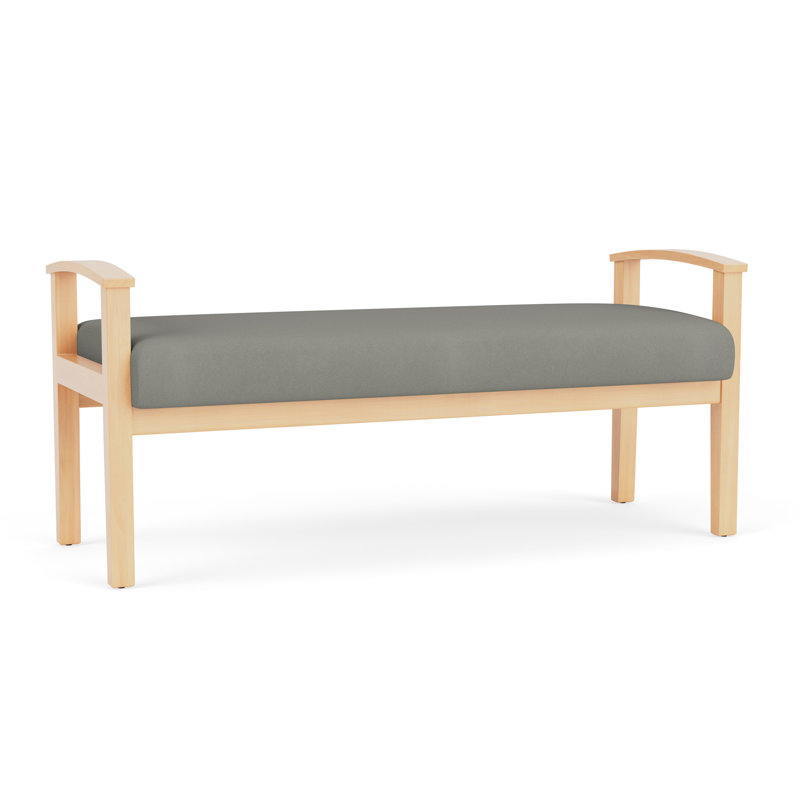 Banc en bois massif Amherst, Naturel, Patriot Plus