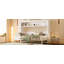 Lit escamotable moderne avec tablettes Peachey, structure en métal durable et assemblage facile