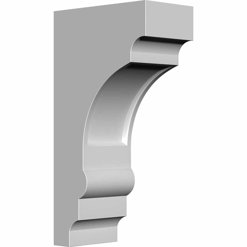 Diane 12'' H x 4.5'' W x 6.5'' D Urethane Bracket (Set of 4)