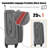 Softside Luggage Expandable 3 Piece Set Suitcase With Duffel Bag Upright Spinner Softshell Lightweight Luggage Travel Set