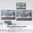 " Villas at Bordighera " Mixed Media and Black and White Photography Print-92493806-92493805