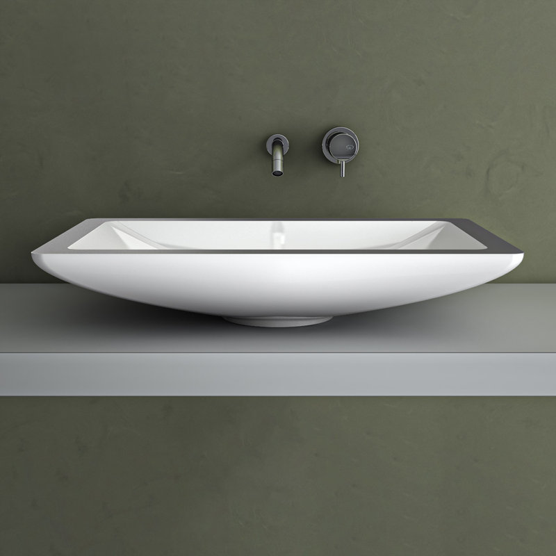 Vogue 25.6 in. L Bathroom Sink, White