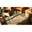 Art textuel antique sur toile