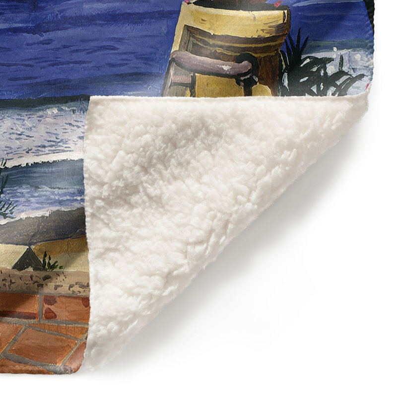 Hand Woven Throw Blanket, 51" x 60"