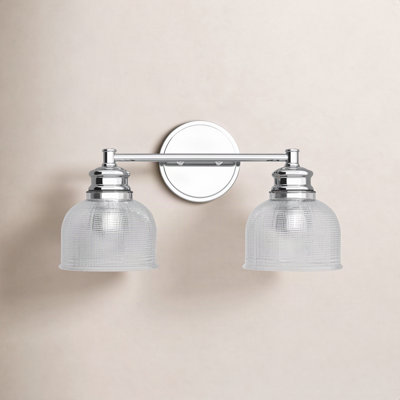 Besima 2-Light Dimmable Vanity Light in Chrome