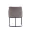 Fauteuil en cuir taupe Serena-145895207