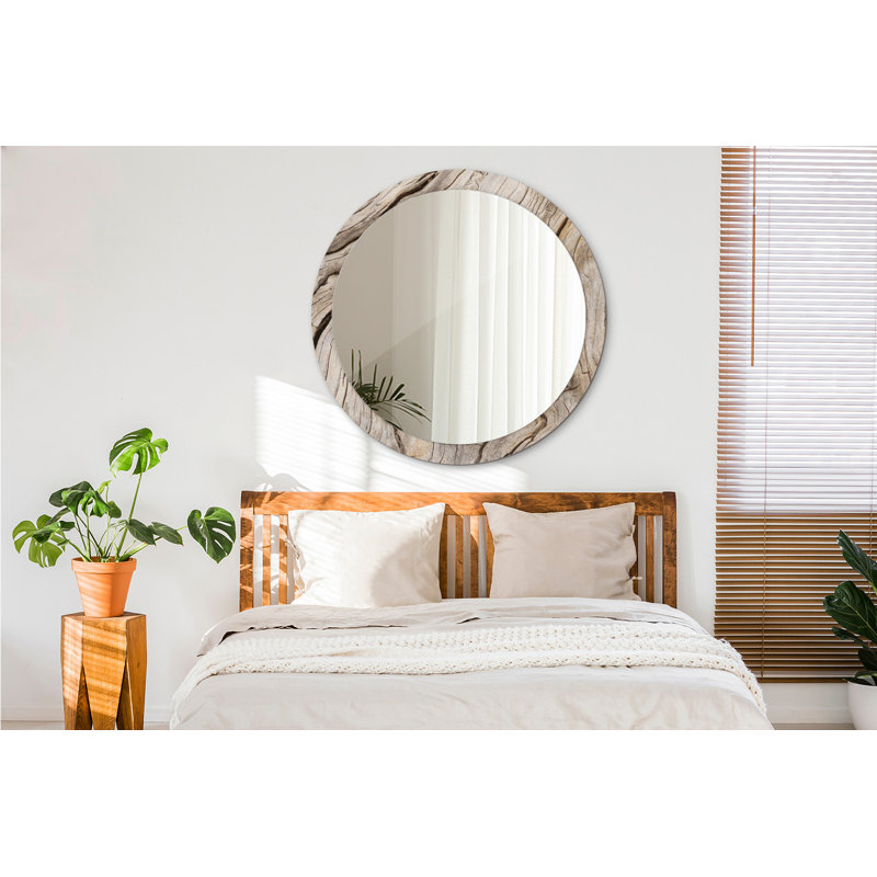 Huldar Glass Flat Wall Mirror