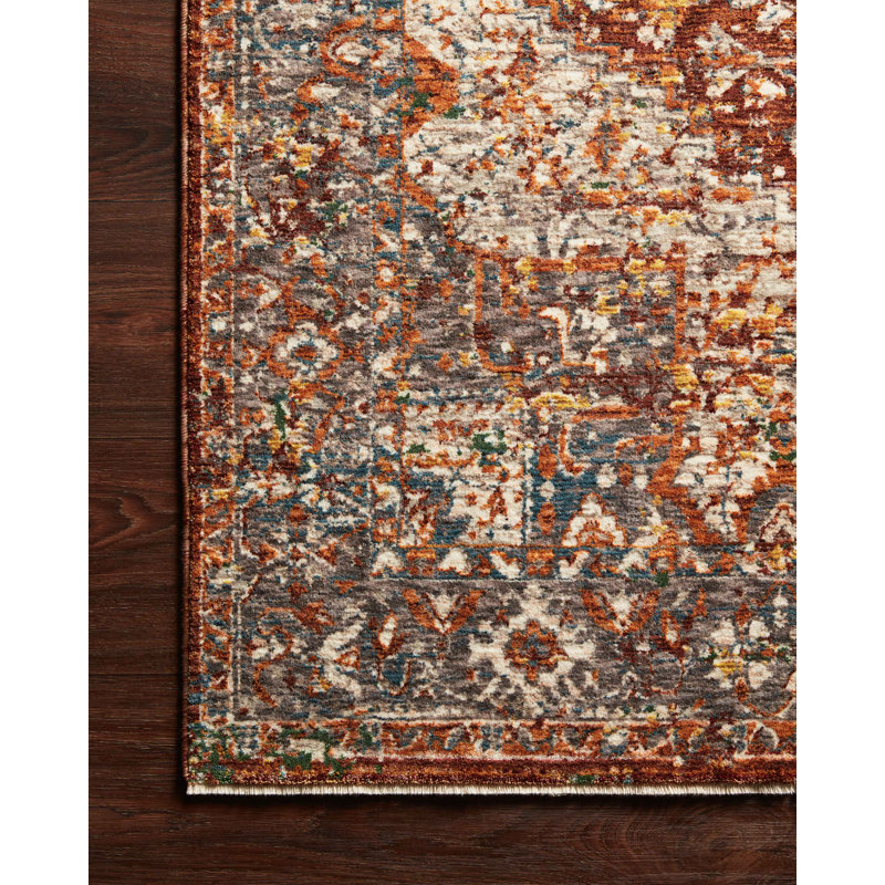 Tapis rouge Varena, Rectangle 7 pi 10 po x 10 pi
