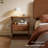 Z-shaped Solid Wood Bedside Table, Bedroom Storage Unit, Sofa Side Table-602550151