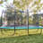Skywalker Trampolines Signature Series 9 FT Outdoor Trampoline with Enclosure - Teal/Black