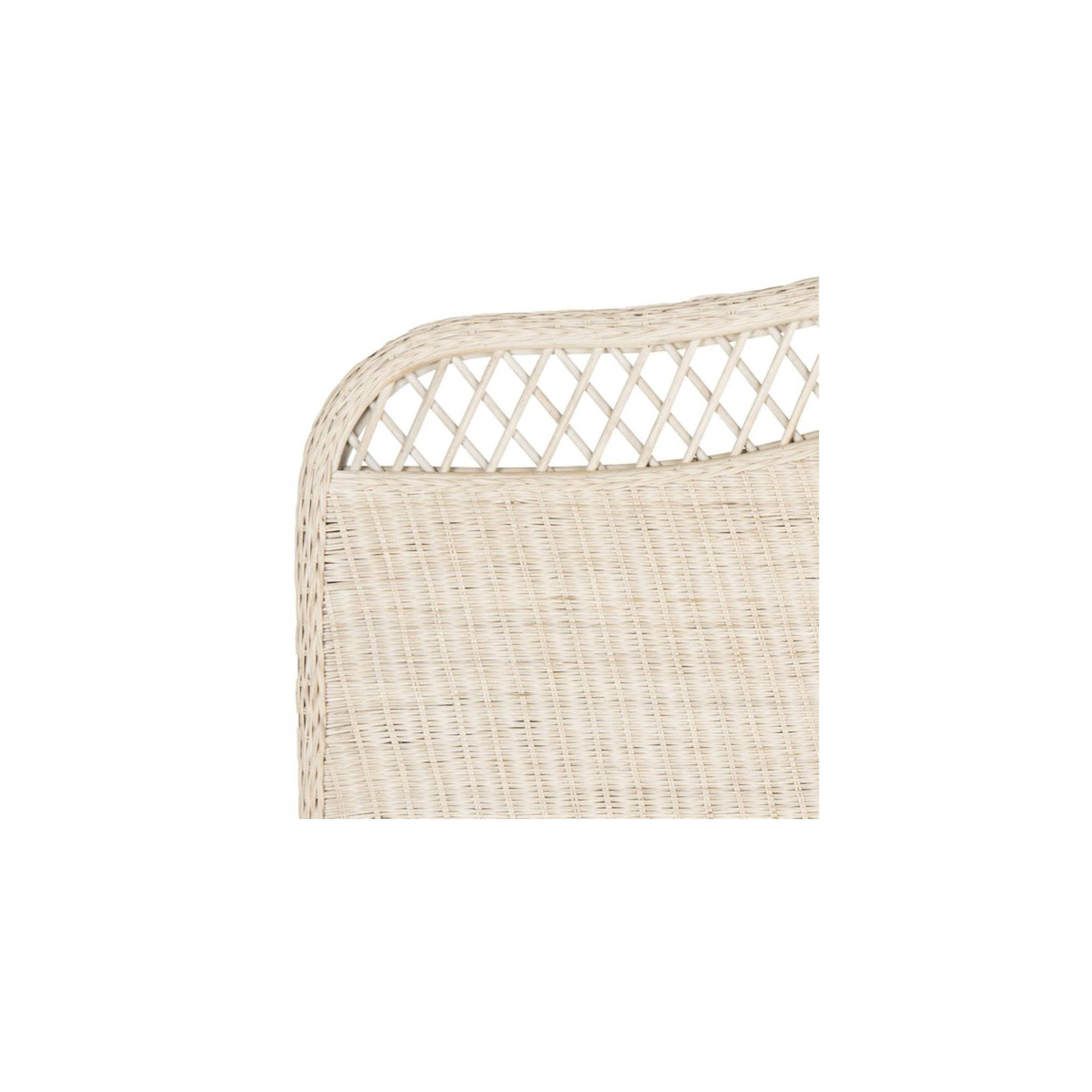 Almus Headboard, Queen, White Washed