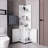 2-Door 4-Shelf Tall Storage Cabinet