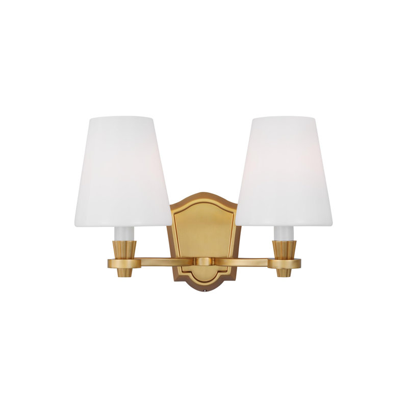 Paisley 2 - Light Vanity Light, Burnished Brass