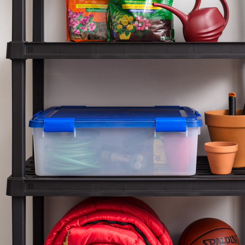 Sac de rangement en plastique transparent résistant aux intempéries IRIS, 40,5 pintes