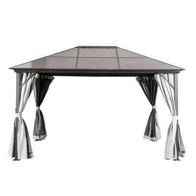 Arvy 4 x 3m Aluminium Patio Gazebo
