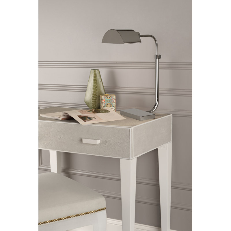 Koleman Desk Table Lamp, Polished Nickel